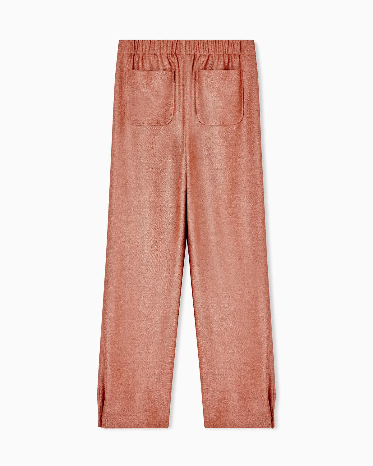 Silk and wool trousers