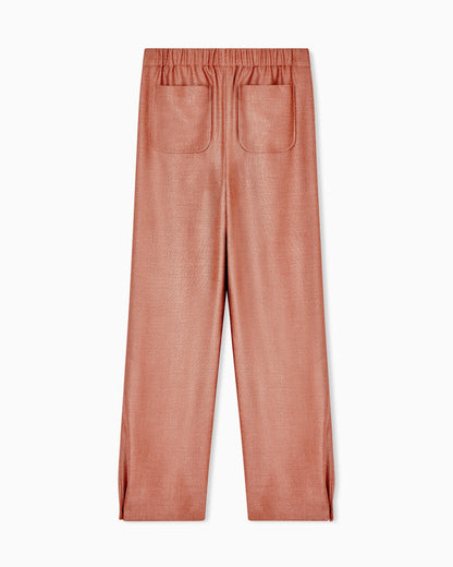 Silk and wool trousers