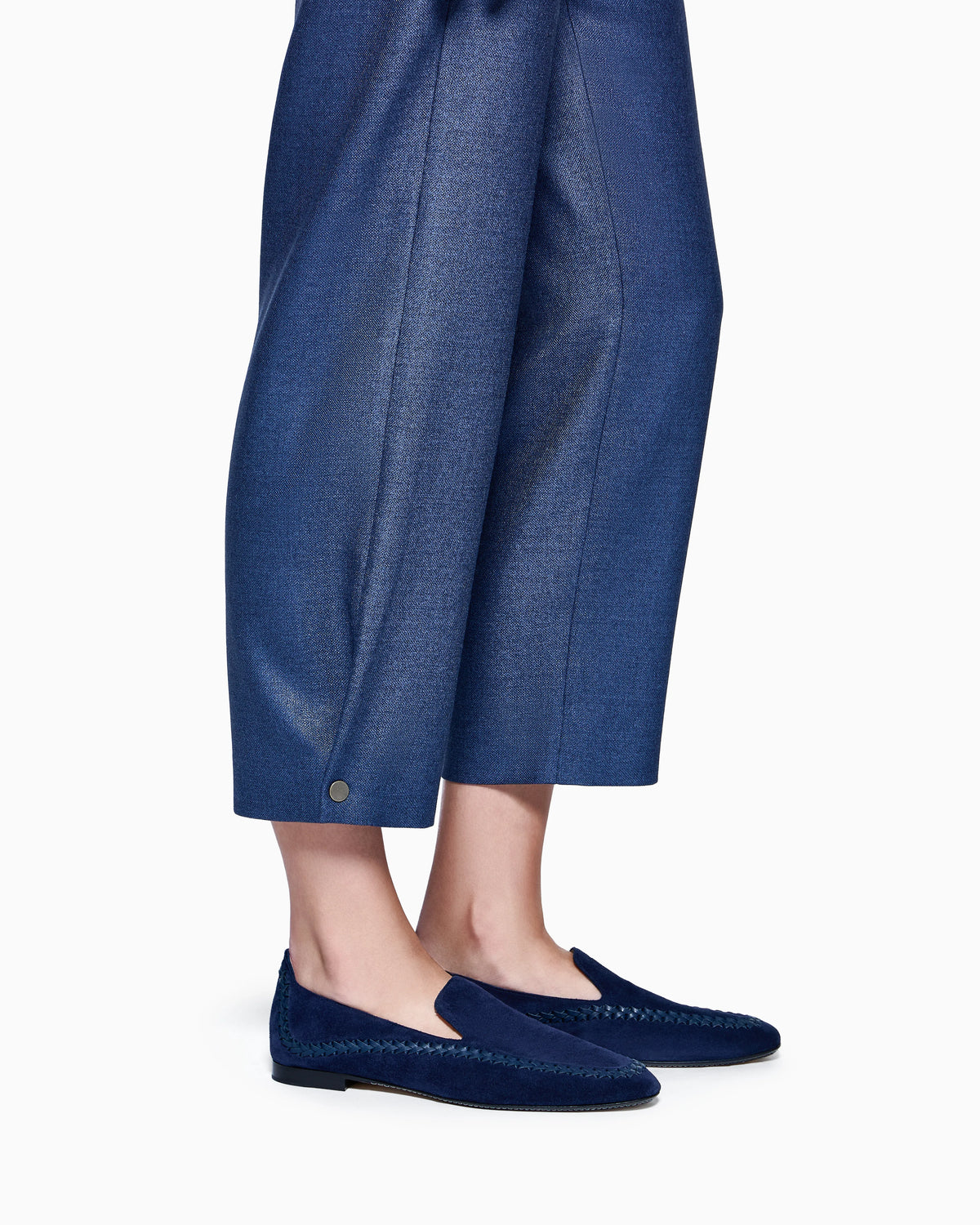 Silk and wool trousers