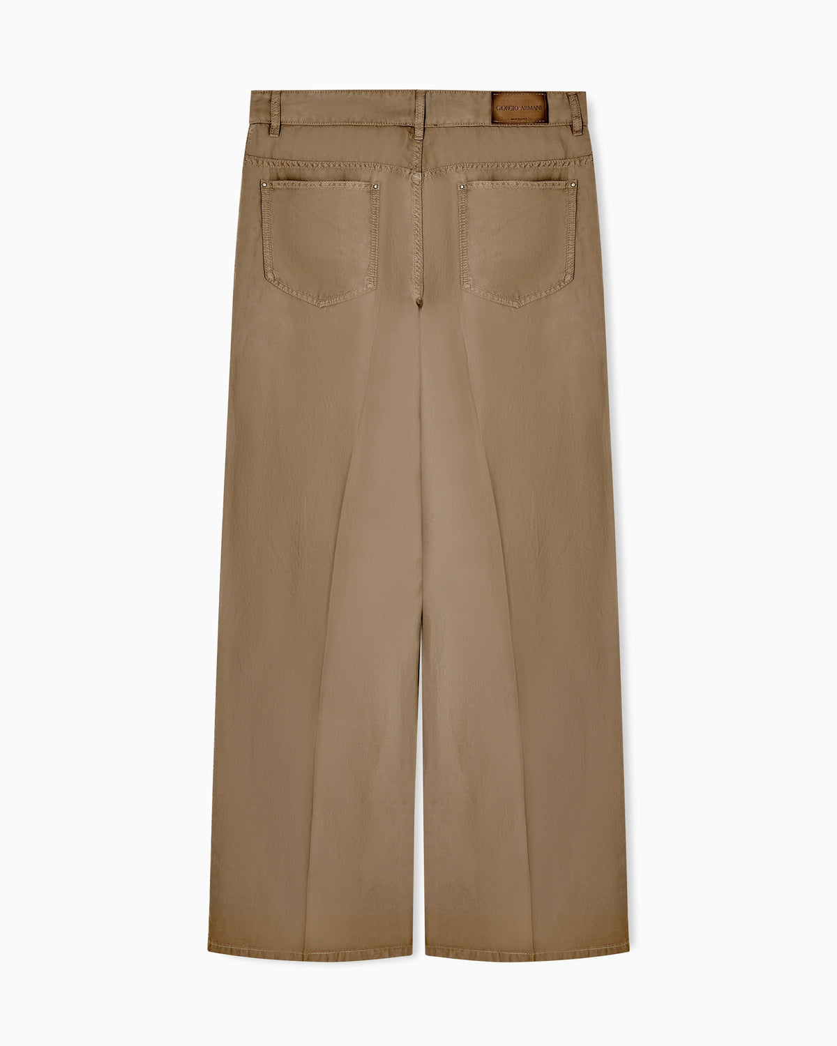 Trousers in cupro and linen Denim Collection