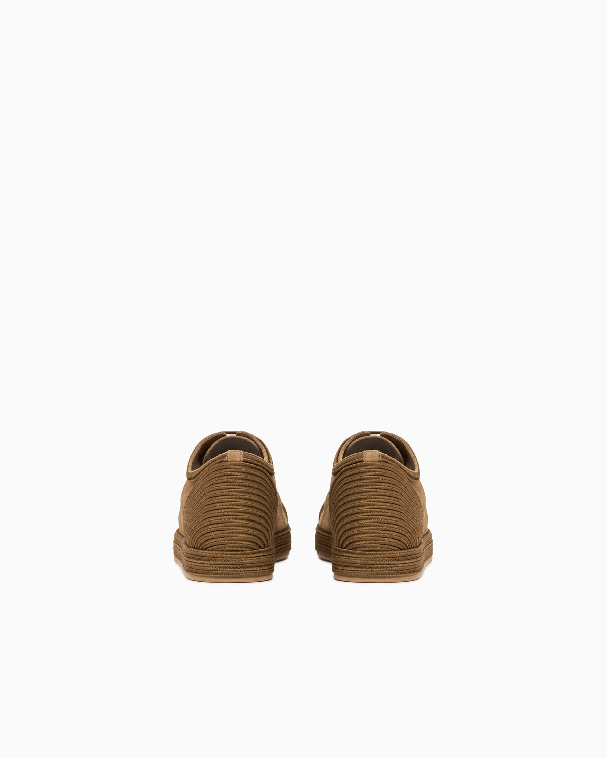Suede sneakers with soutache detail