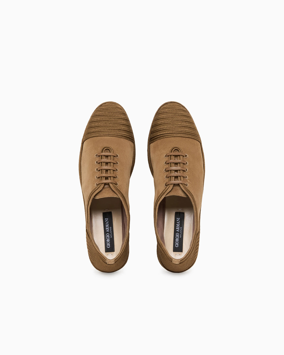 Suede sneakers with soutache detail