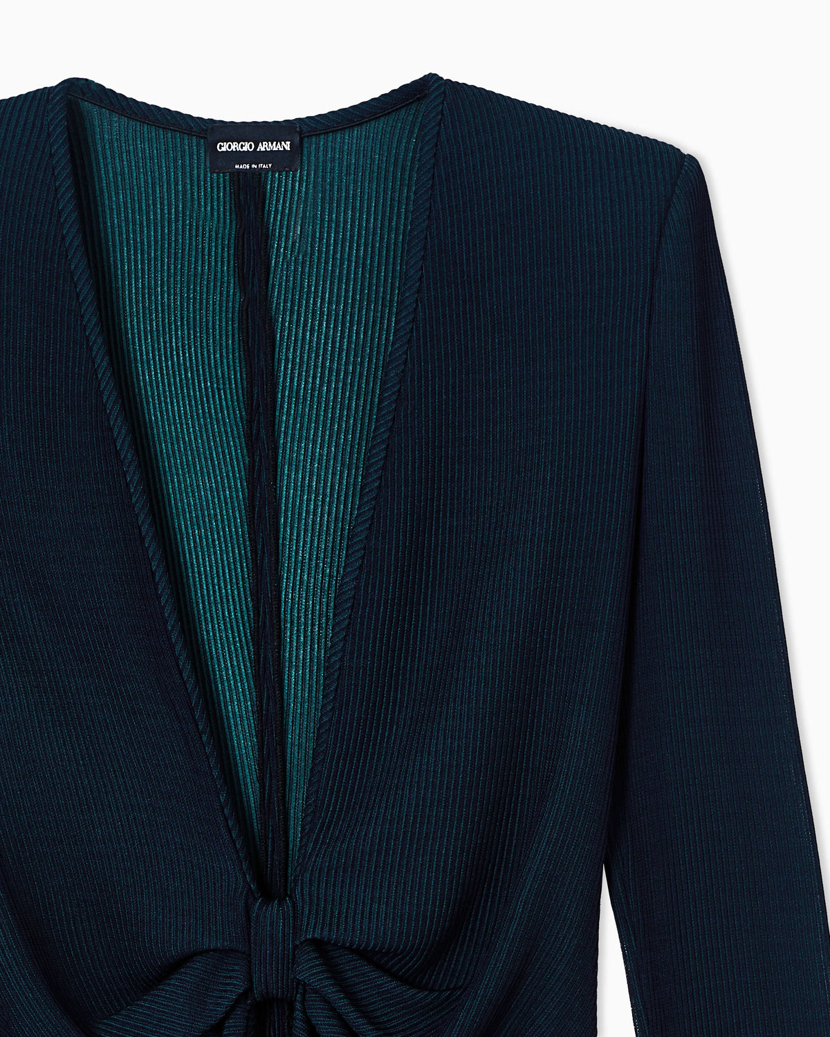 ribbed viscose jumper