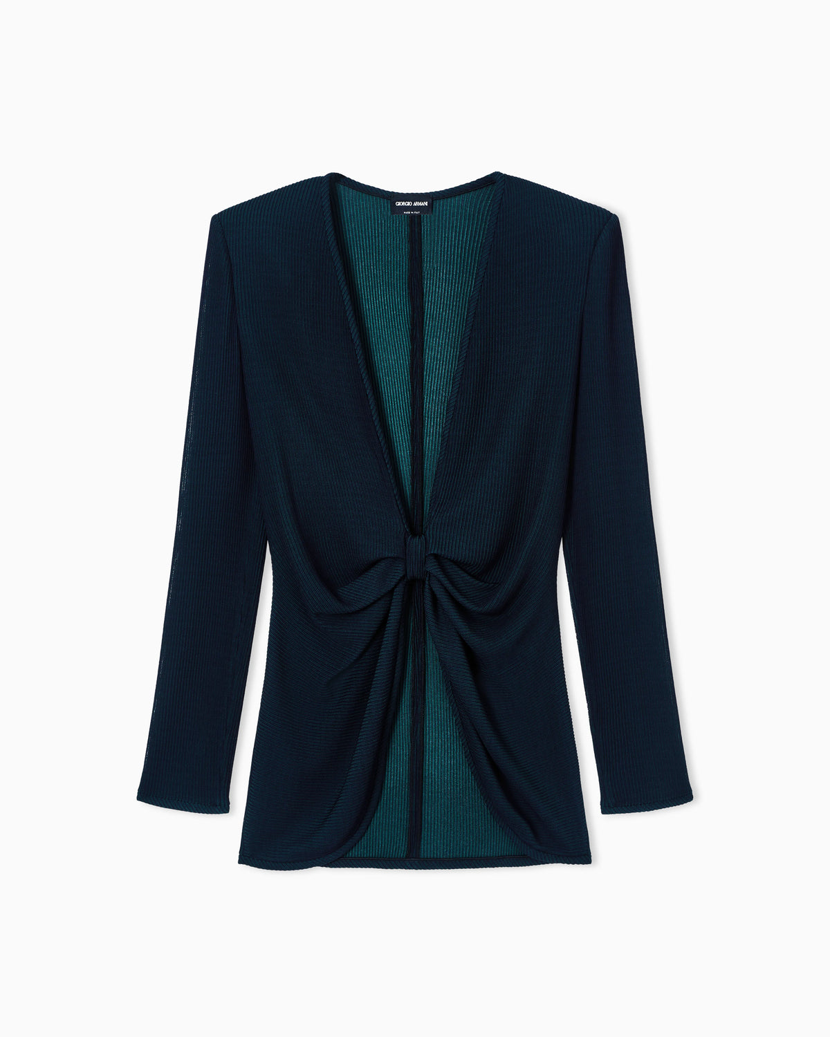 ribbed viscose jumper