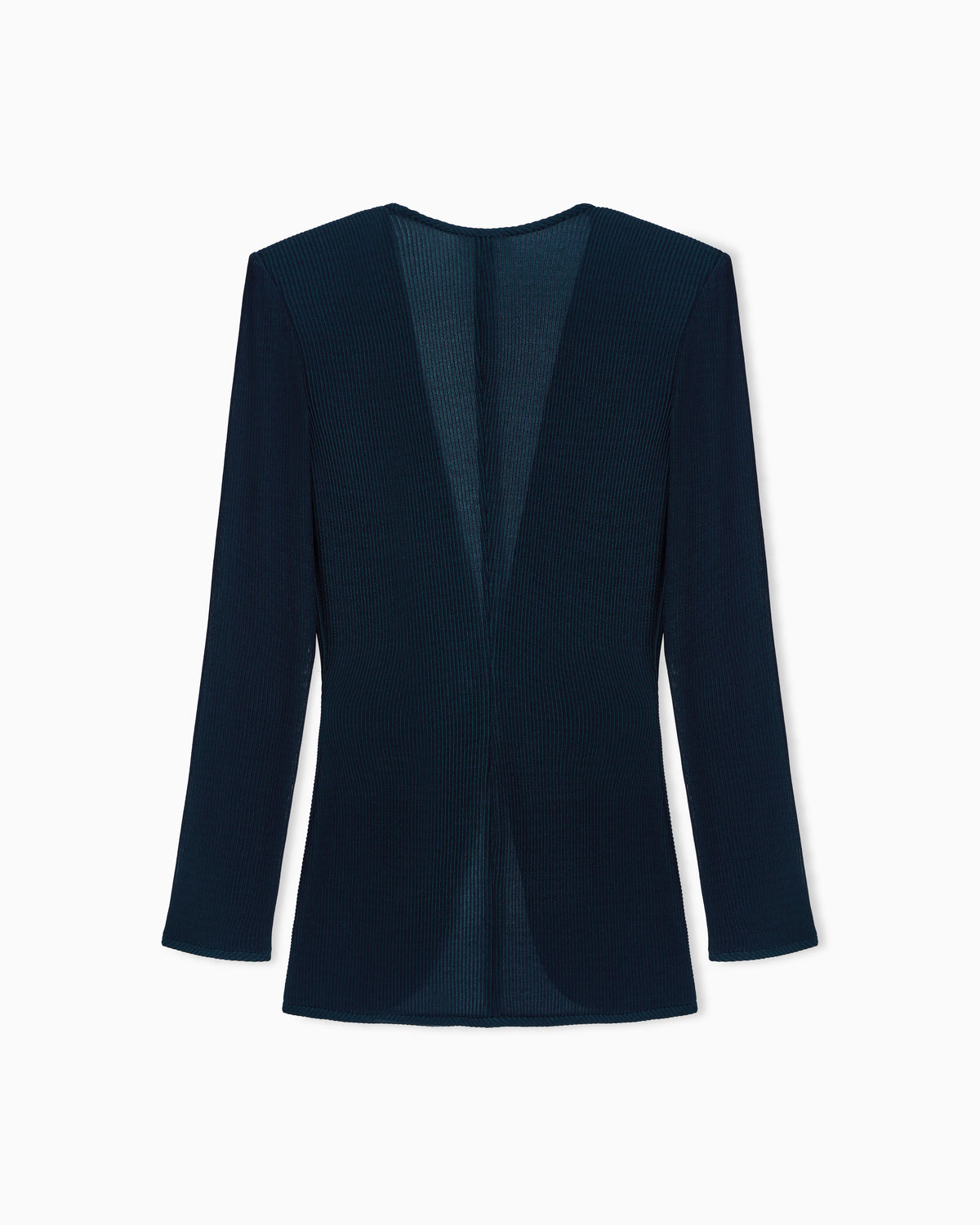 ribbed viscose jumper