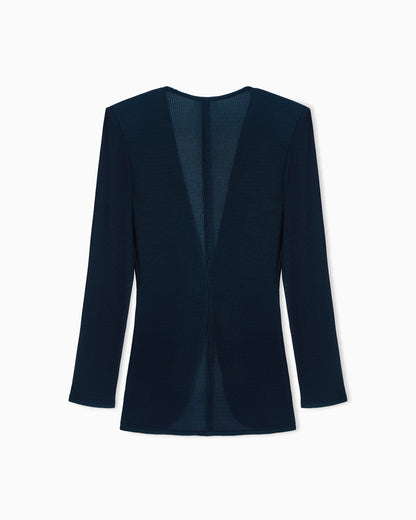 ribbed viscose jumper