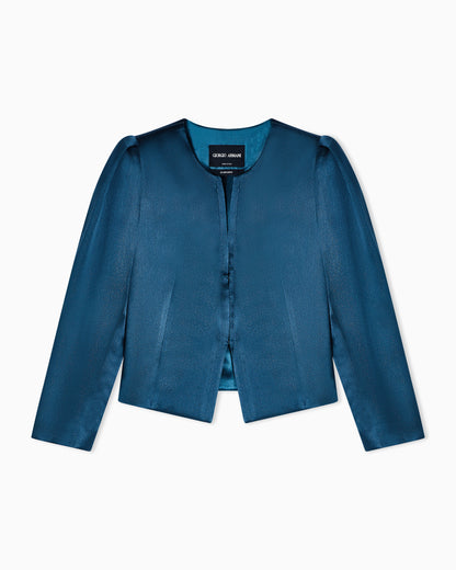 Silk satin jacket