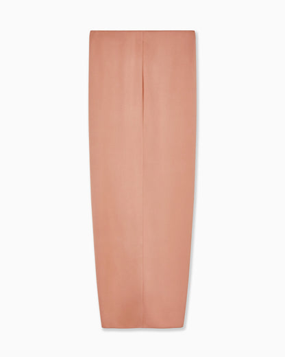 Long silk wrap skirt
