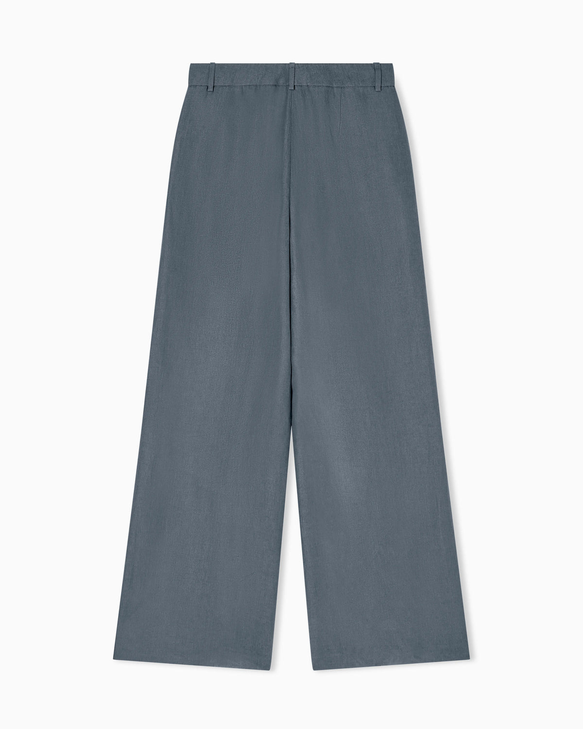 Wide-legged linen trousers