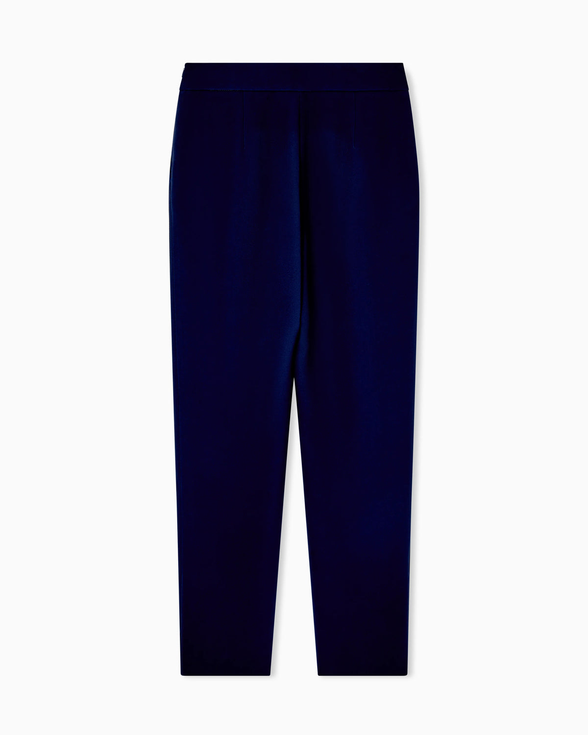 Silk cady trousers with pleats