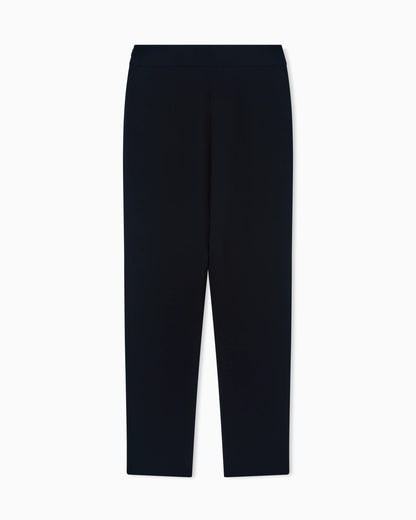 Silk cady trousers with pleats