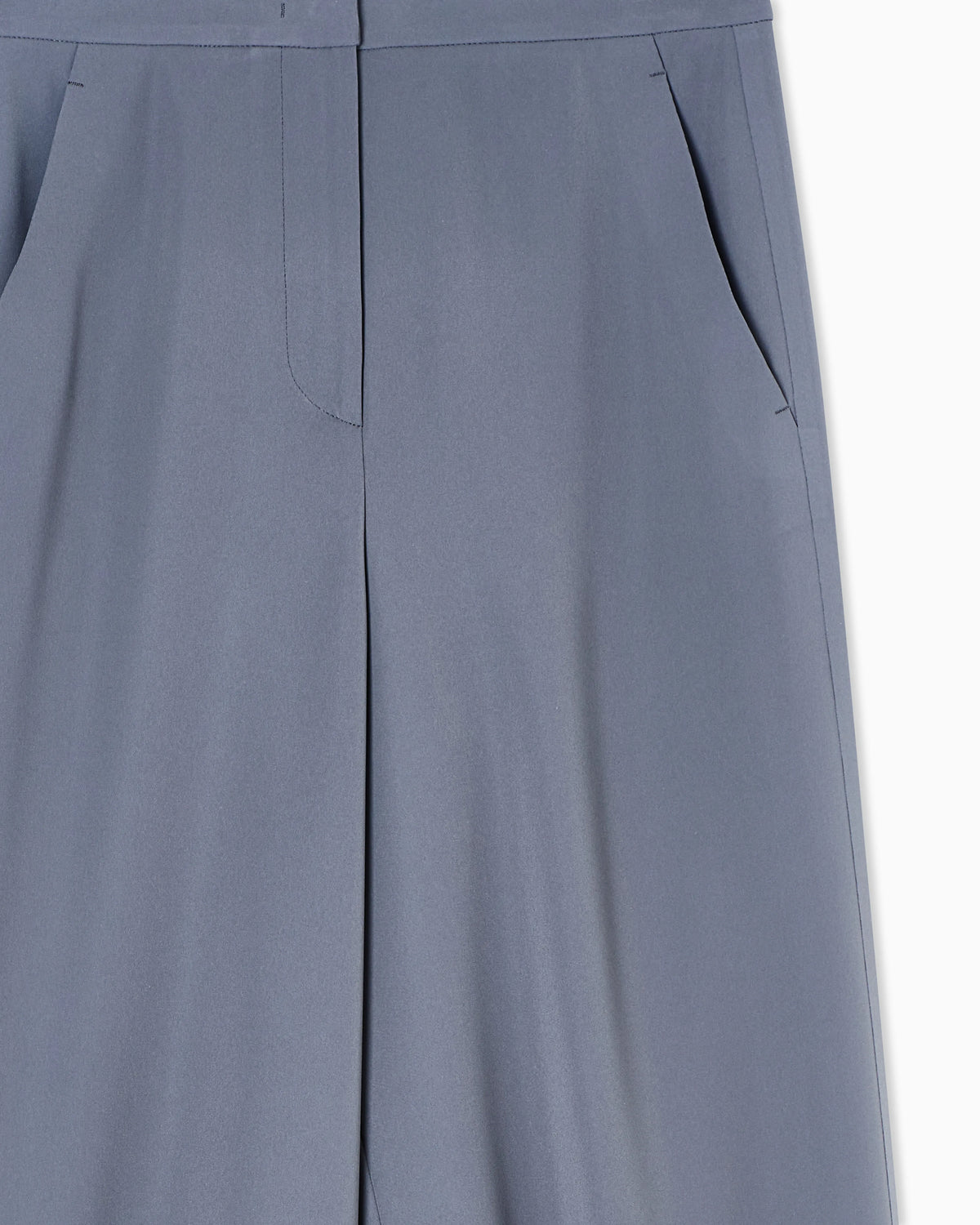 Wide-leg, technical-cady trousers