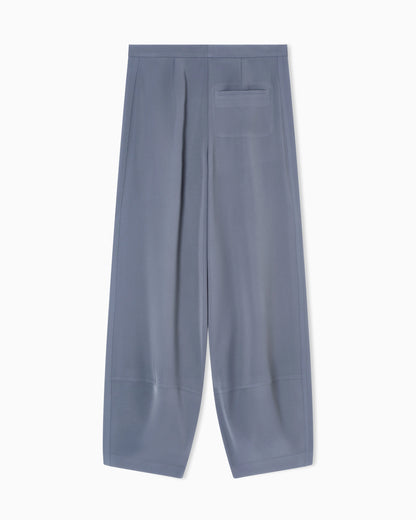 Wide-leg, technical-cady trousers