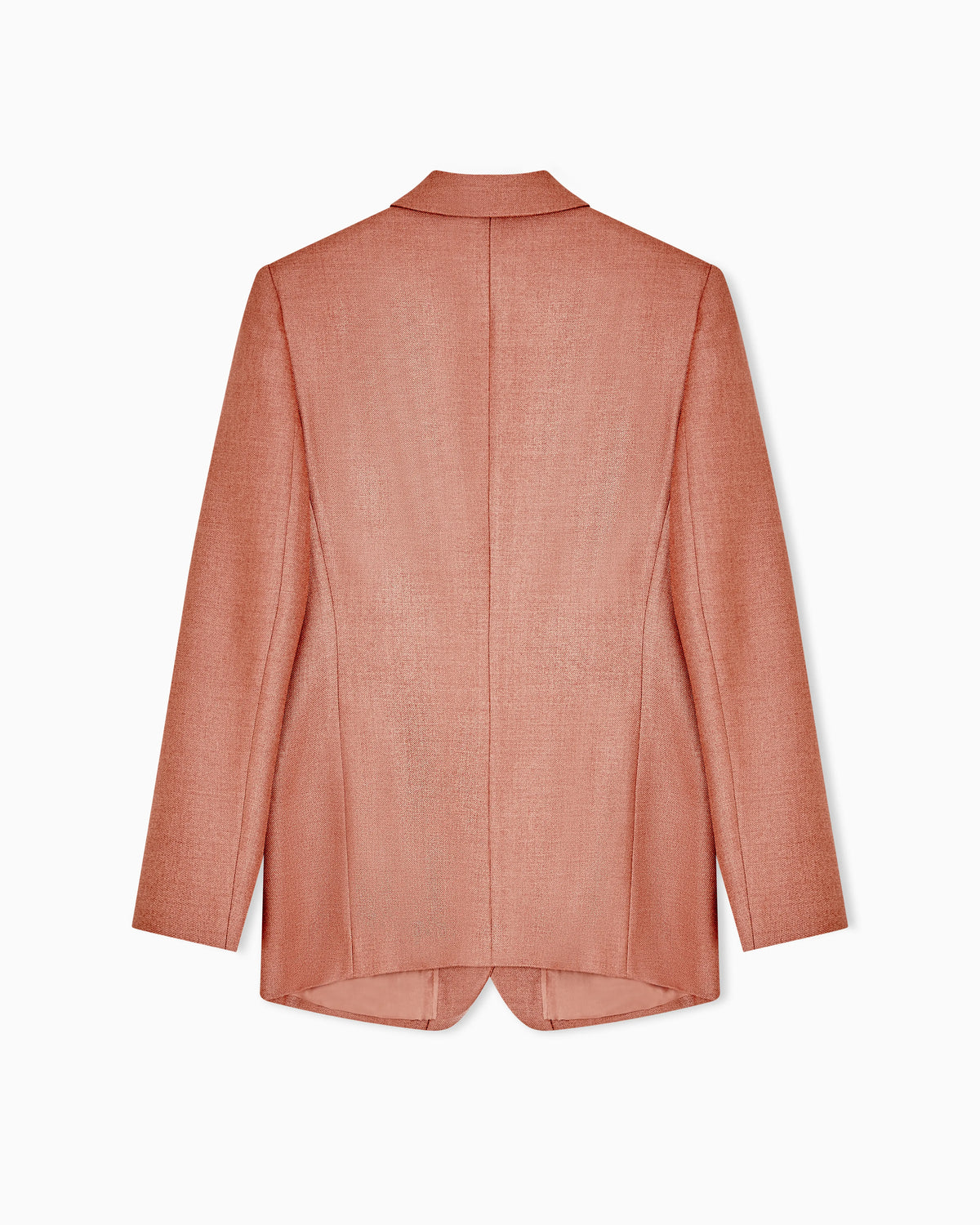 Silk and wool single-breasted jacket
