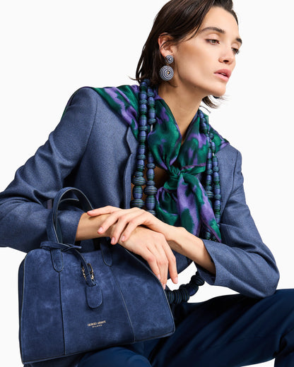 Silk and wool single-breasted jacket