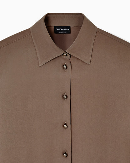 Triple silk georgette shirt