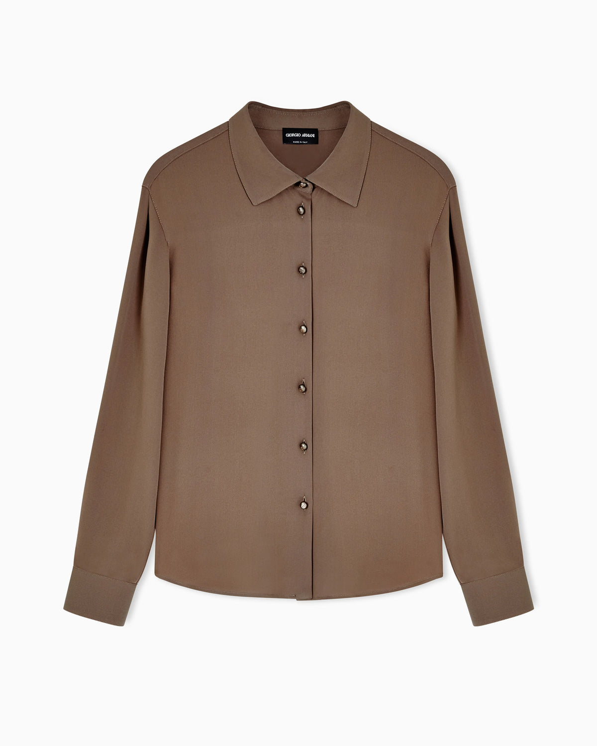Triple silk georgette shirt