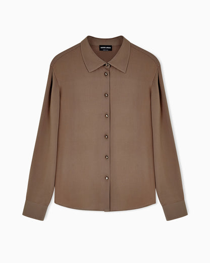 Triple silk georgette shirt