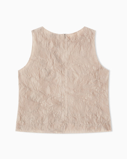 Micro pleated top