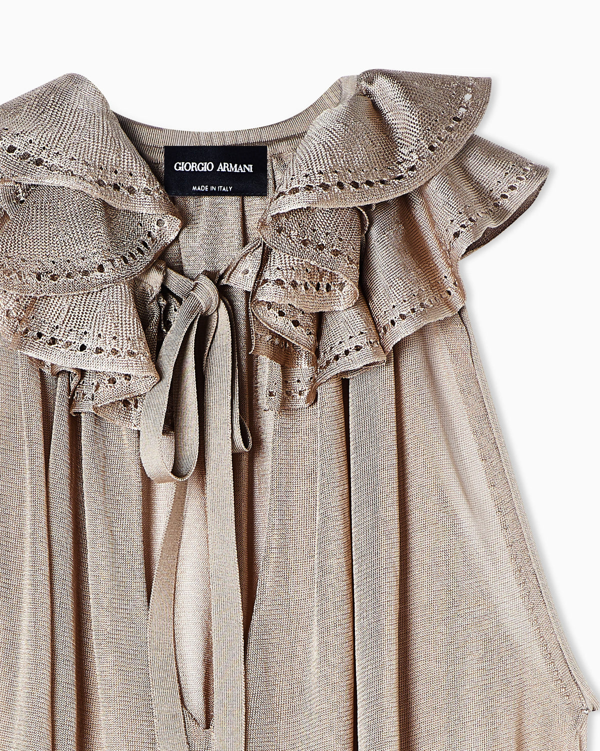 Viscose top with ruffles