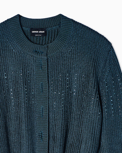 Silk cardigan