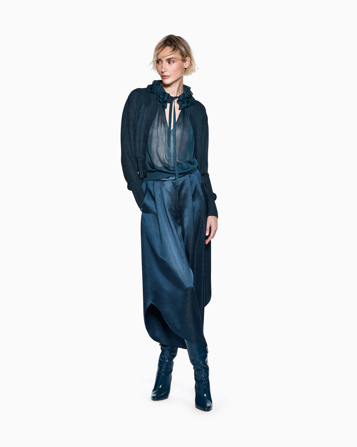Silk cardigan