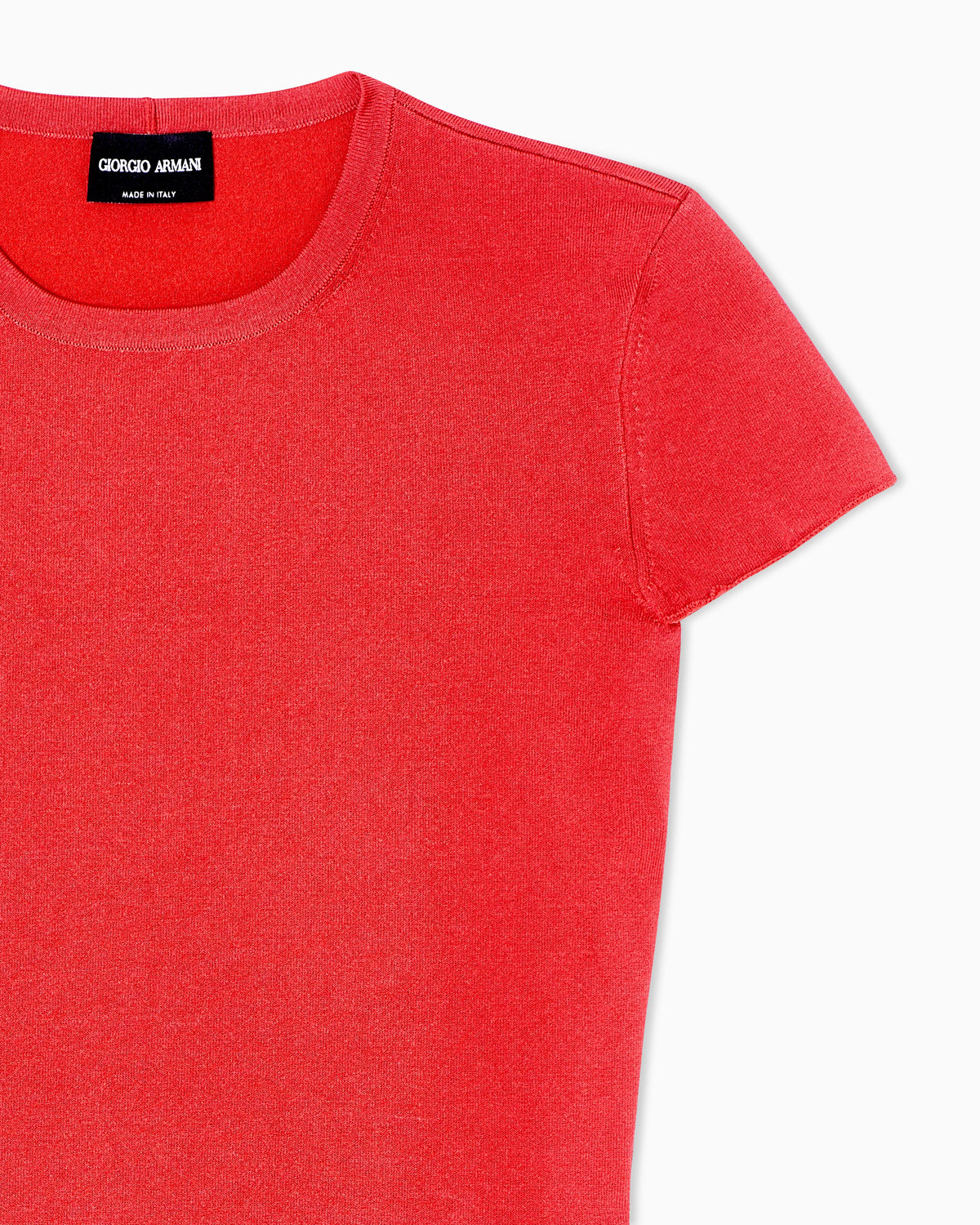 viscose crew-neck jumper