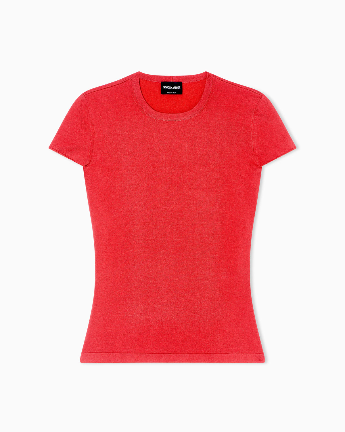 viscose crew-neck jumper