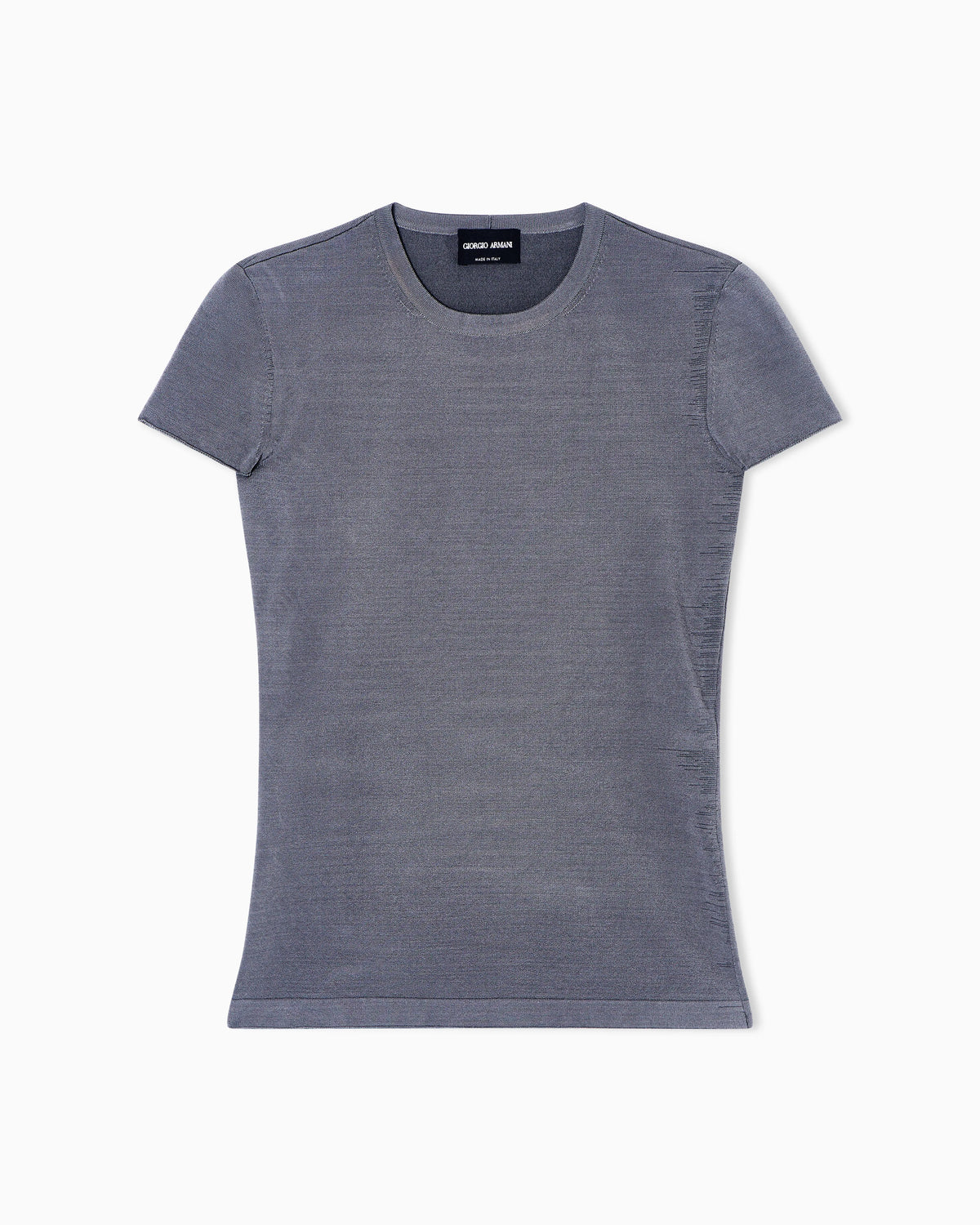 viscose crew-neck jumper