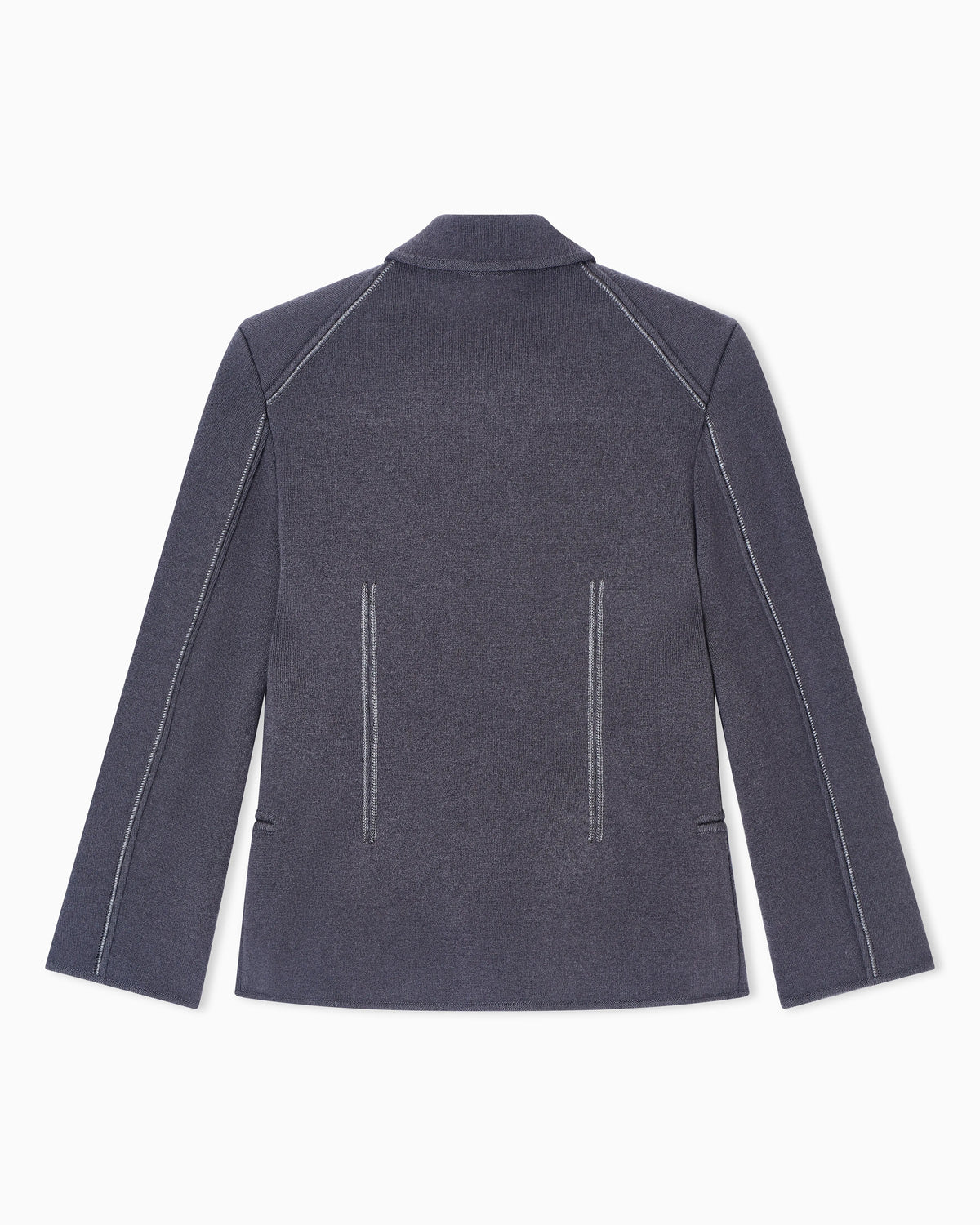 Single-breasted short jacket in cashmere