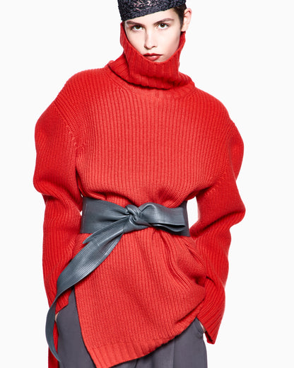 Cashmere mock-neck jumper