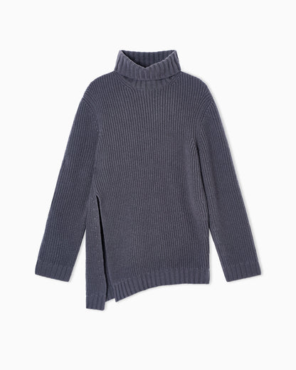 Cashmere mock-neck jumper