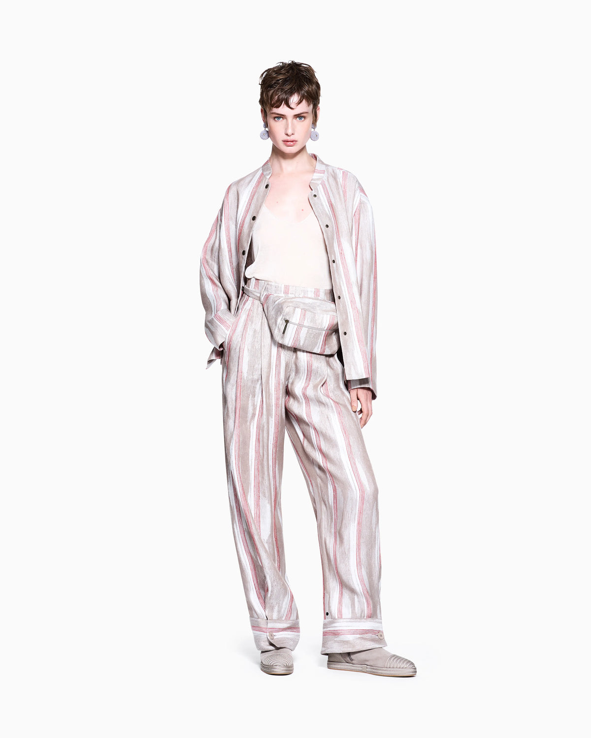 Viscose lurex top