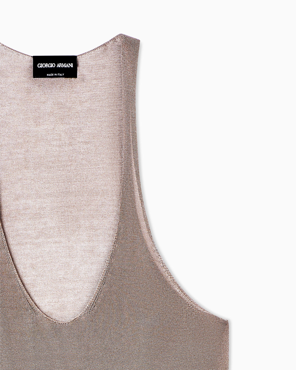 Viscose lurex top
