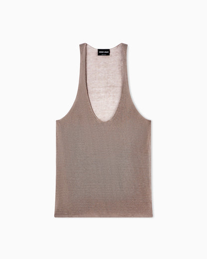 Viscose lurex top