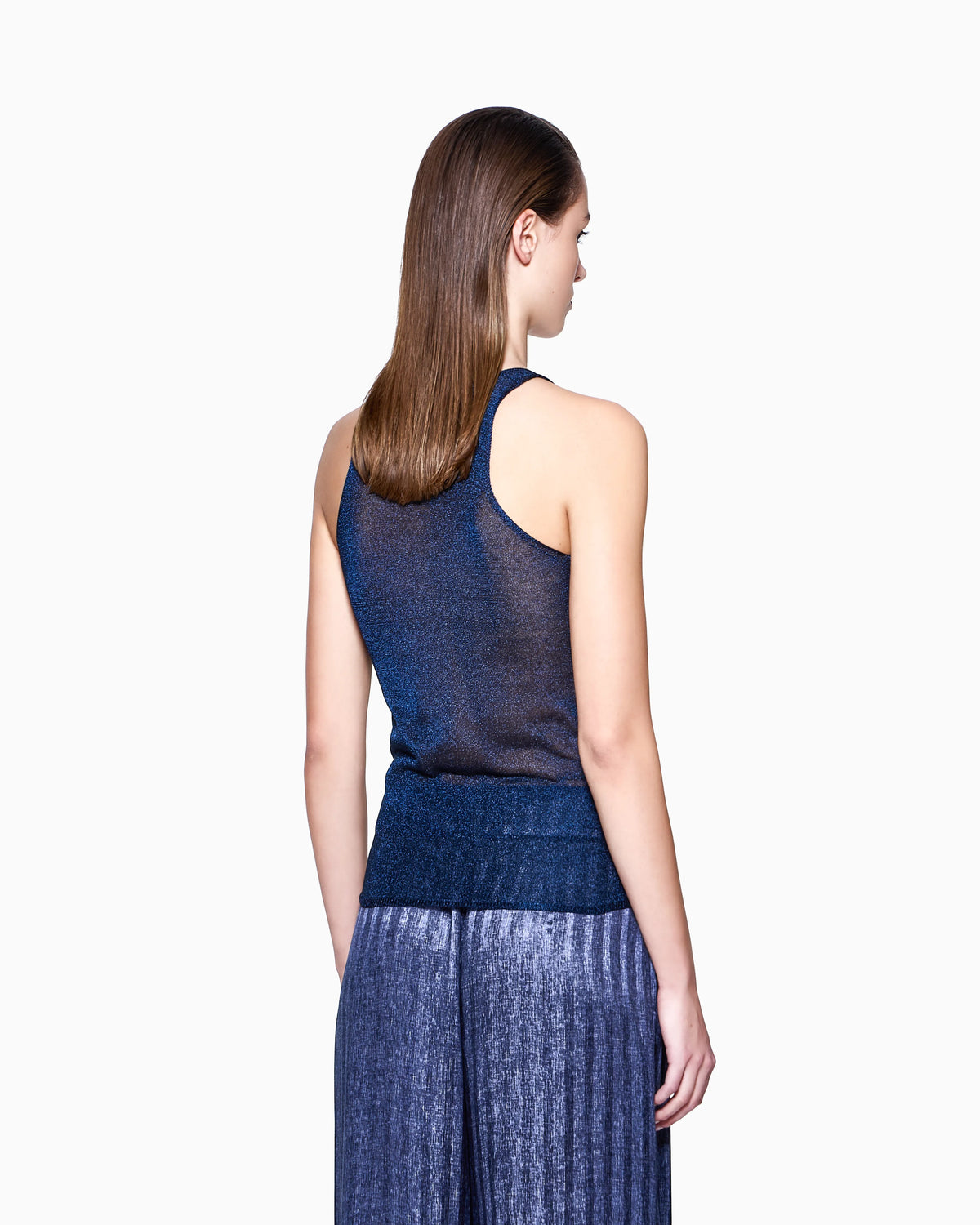 Viscose lurex top