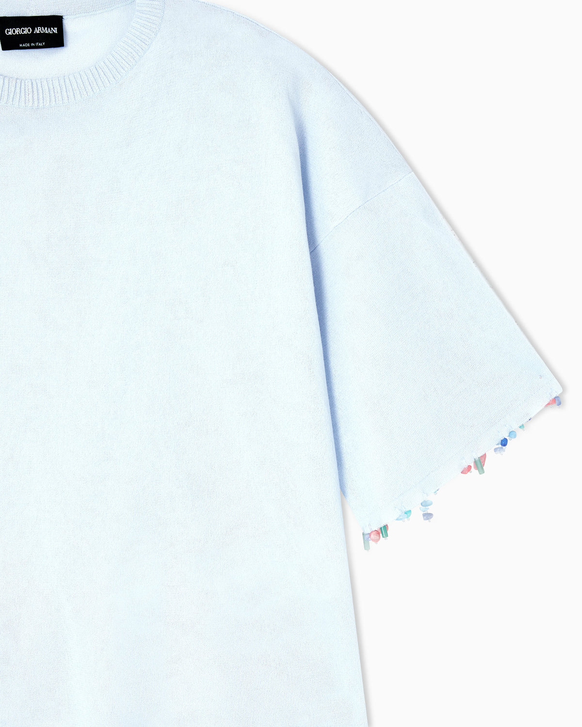 Silk and cotton T-shirt
