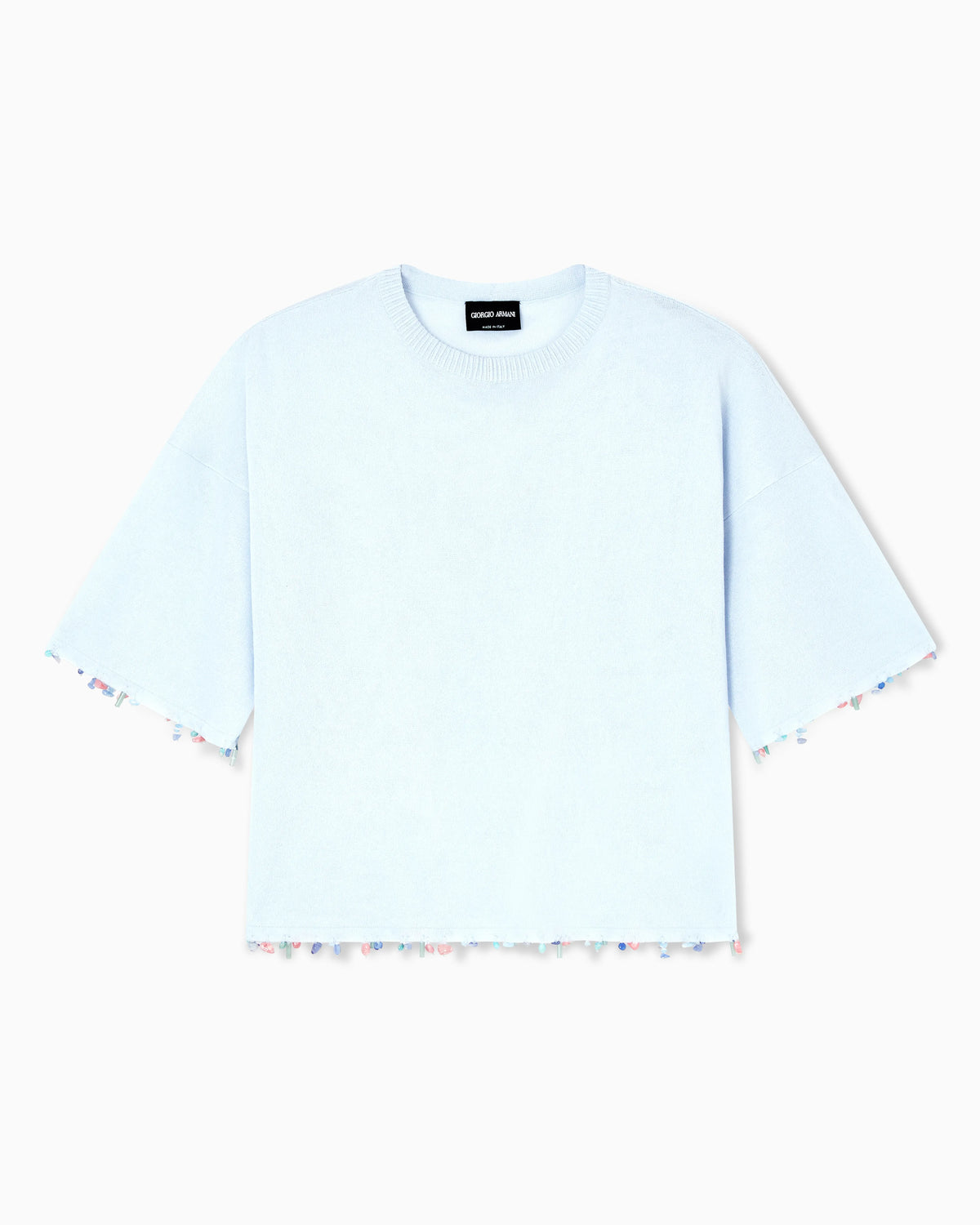 Silk and cotton T-shirt