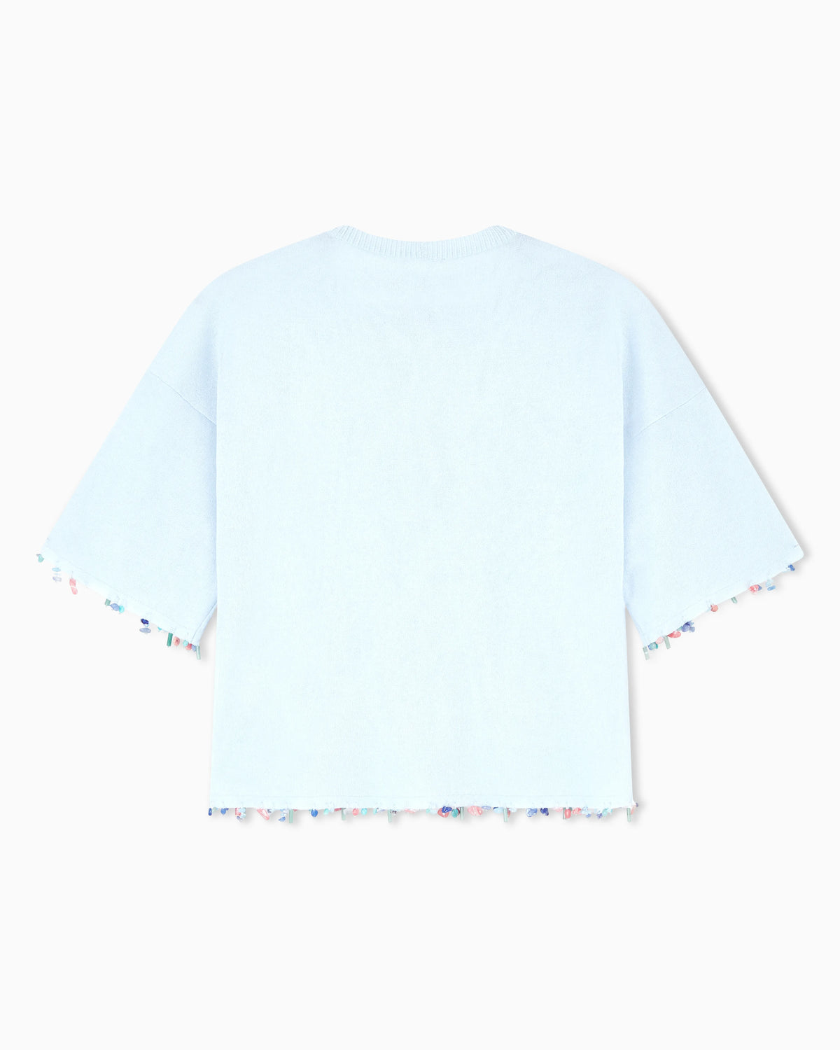 Silk and cotton T-shirt