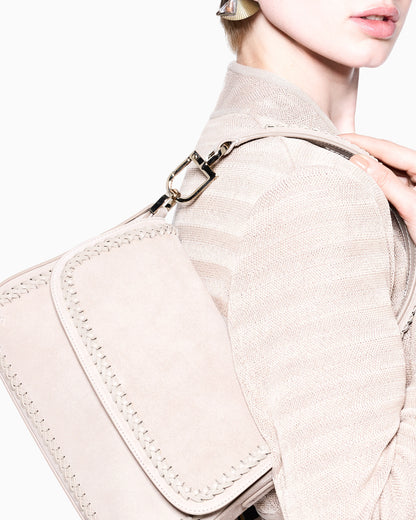 Ottoman-effect viscose-blend knit jacket