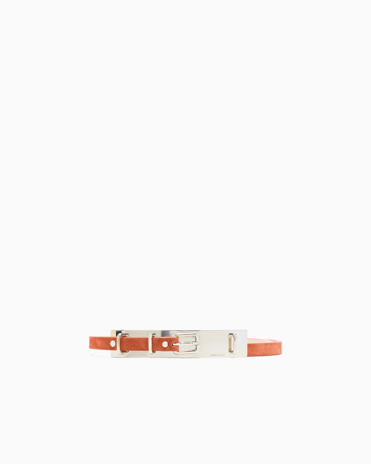 Suede belt