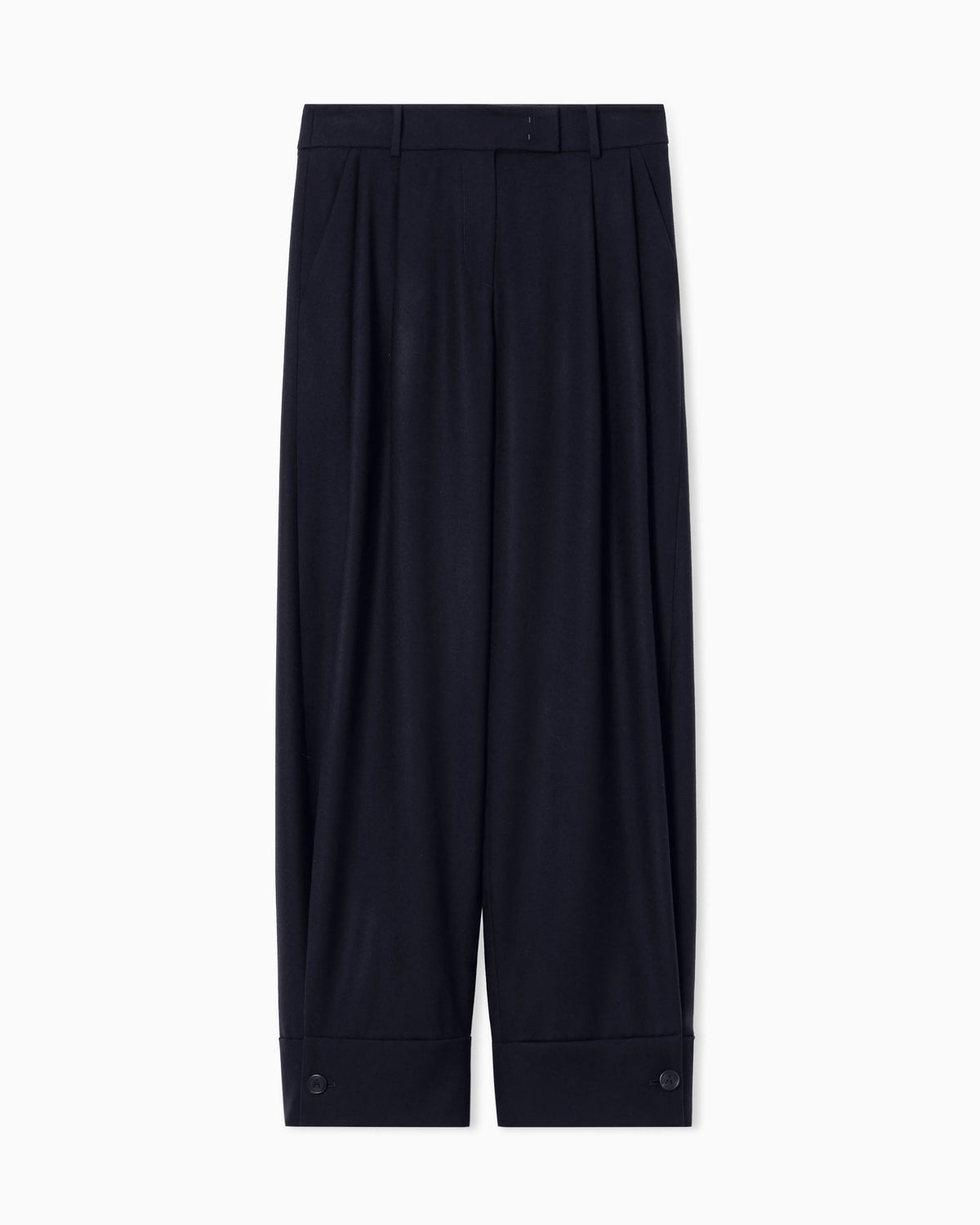 Giorgio Armani for Alanui pure virgin wool trousers with pleats