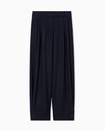 Giorgio Armani for Alanui pure virgin wool trousers with pleats