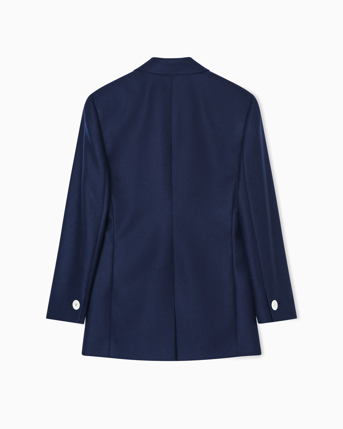 Double-breasted jacket Icon in cashmere flannel