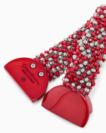 Bohemian glass bracelet