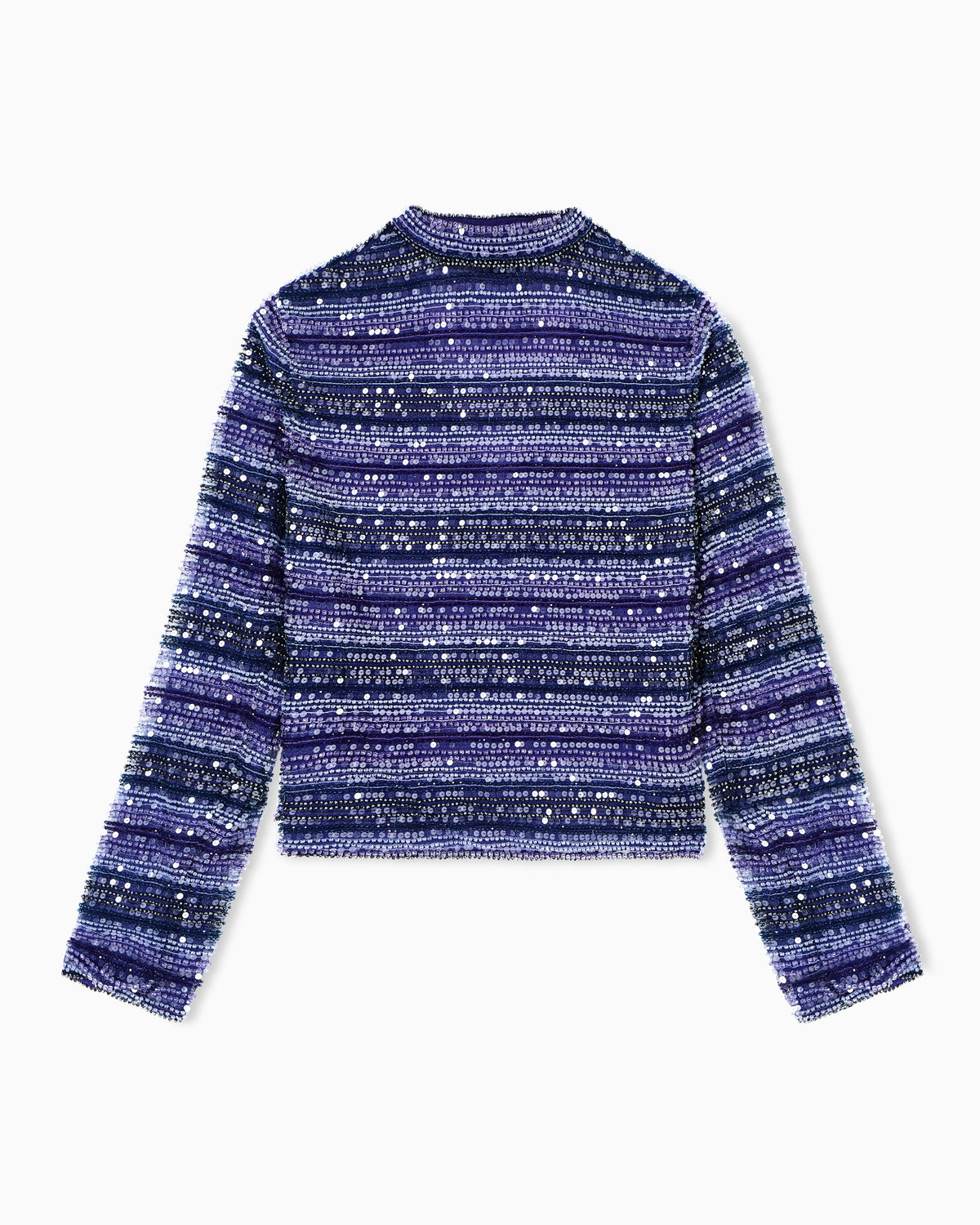 Embroidered shiny fabric jacket