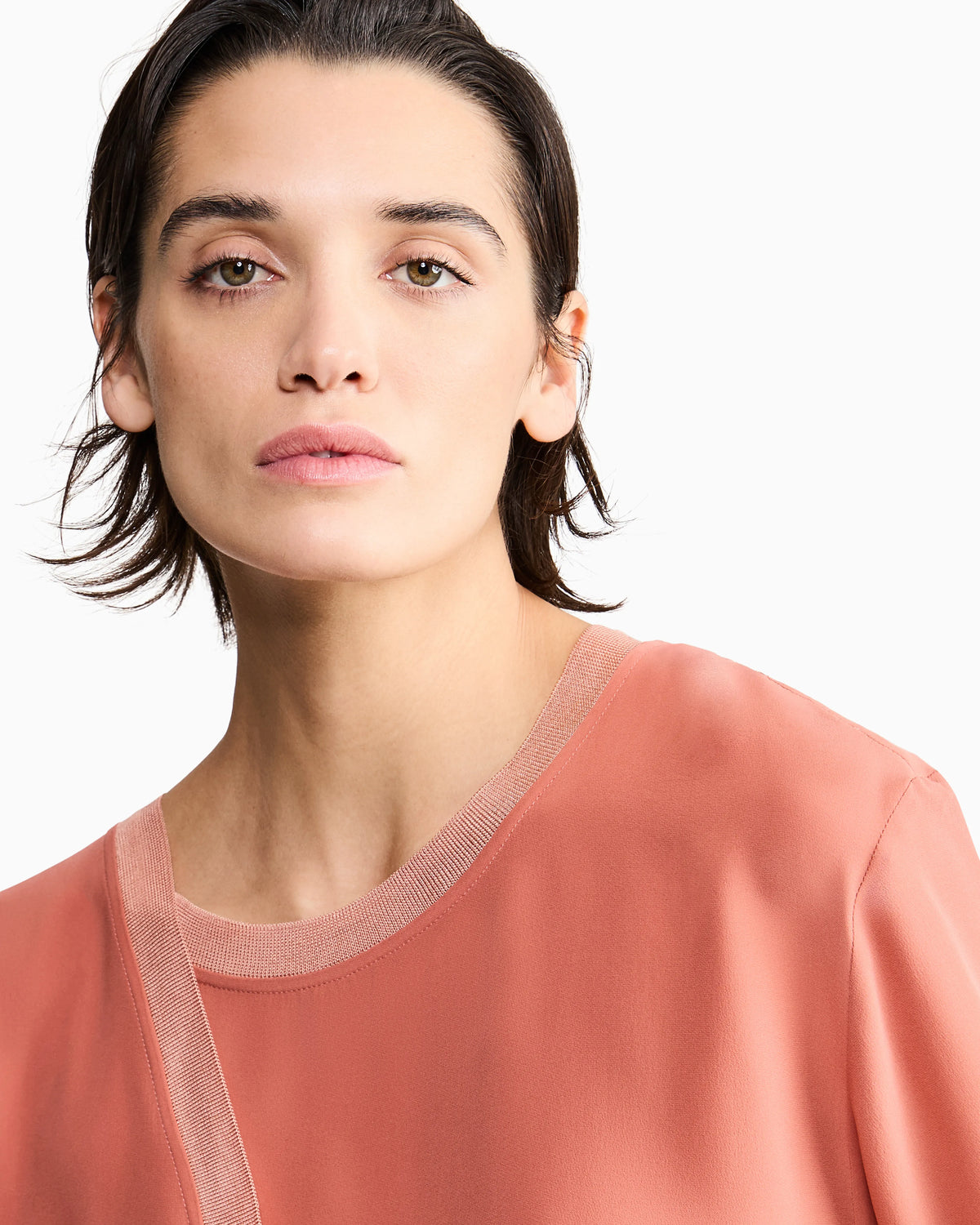 Twin-set in silk double georgette