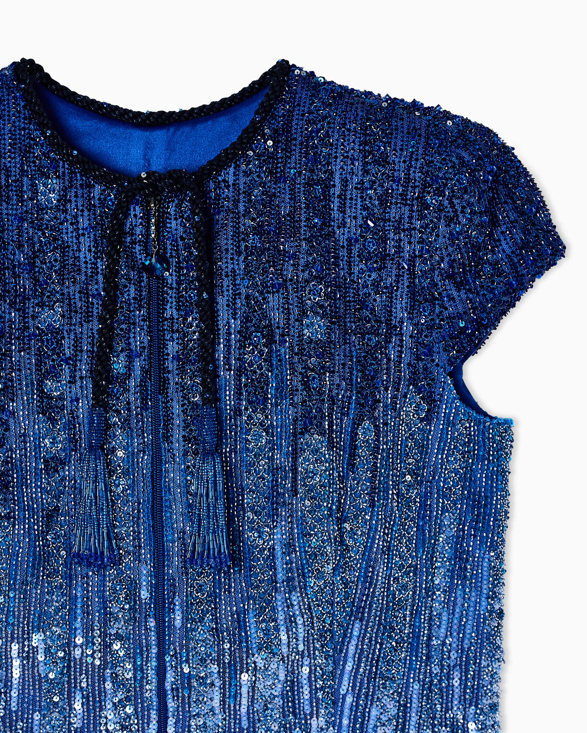 Fully embroidered short jacket