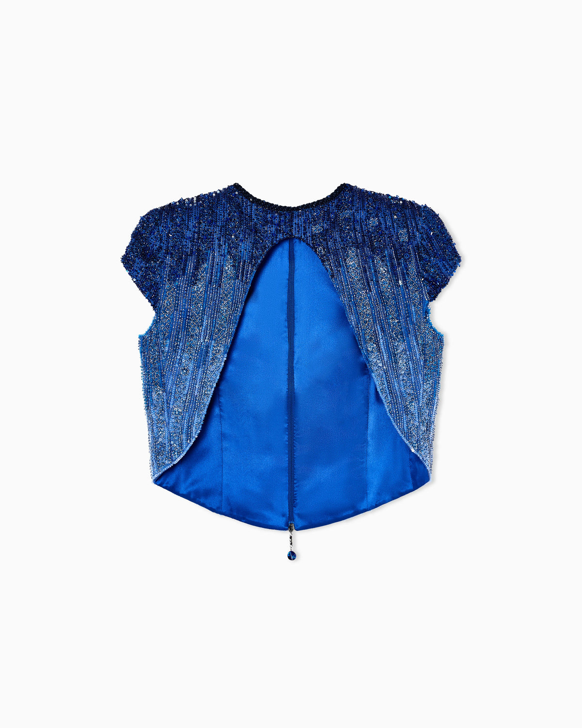 Fully embroidered short jacket
