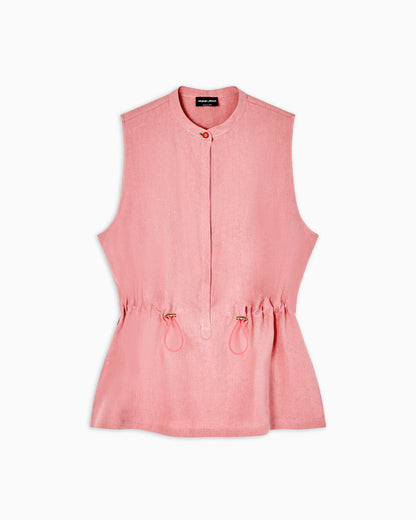 Hemp top with drawstring
